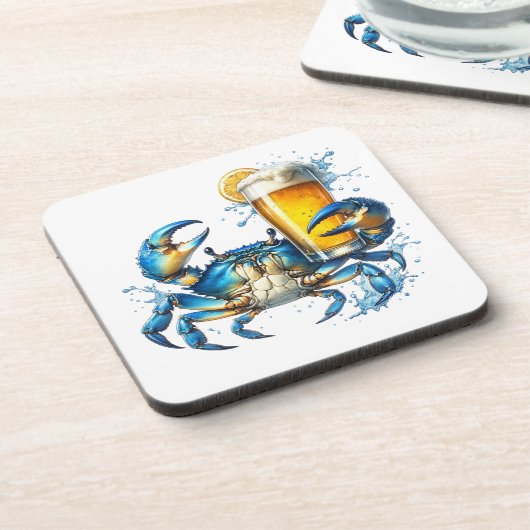 ブルーカニ コースター (左側)