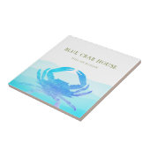 ブルーカニ タイル (側面)