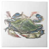 ブルーカニ タイル (正面)