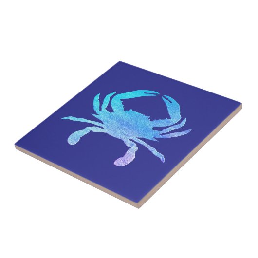 ブルーカニ タイル (側面)
