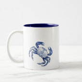 ブルーカニ ツートーンマグカップ (左)