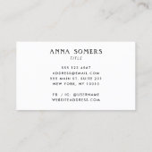 ブルーカニ 名刺 (裏面)