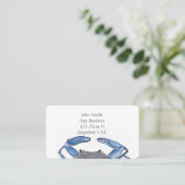 ブルーカニ 名刺 (スタンド正面)