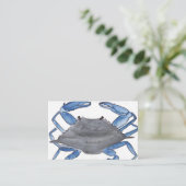 ブルーカニ   名刺 (スタンド正面)