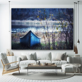 ブルーカヌー秋のニューヨーク写真 ポスター