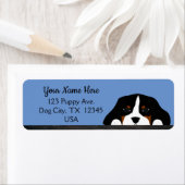 ブルーカバリエールキングチャールズスパニエル犬パピードッグ ラベル (インサイチュ)