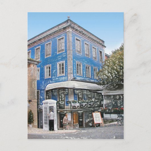 ブルーカフェオンザコーナー ポストカード (正面)