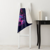 ブルーカブトムシのレトロウェーブシティライト シェルパブランケット (インサイチュ)