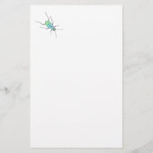 ブルーカブトムシ 便箋 (裏面)