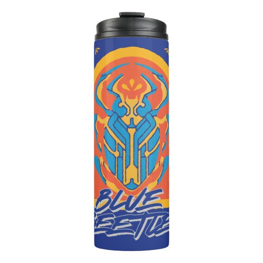 ブルーカブトムシScarab Talaveraグラフィック タンブラー (正面)