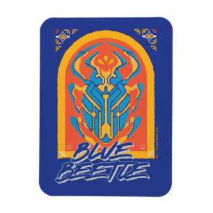 ブルーカブトムシScarab Talaveraグラフィック マグネット