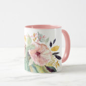 ブルーカボチャフローラ秋水彩エレガント秋 マグカップ (正面右)