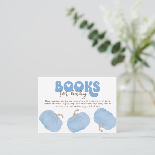 ブルーカボチャベビーエンクロージャカード エンクロージャーカード (スタンド正面)