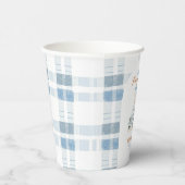 ブルーカボチャ小さなトラック男の子の赤ちゃんシャワー 紙コップ (右)