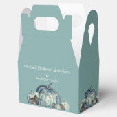 ブルーカボチャ水彩ベビーシャワー フェイバーボックス (オープン)