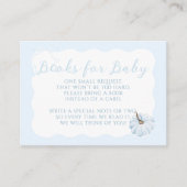 ブルーカボチャ男の子の秋の赤モダンちゃんシャワー エンクロージャーカード (正面)