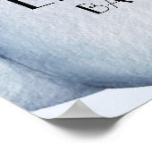 ブルーカボチャ男の子ベビーシャワーへようこそ ポスター (角)