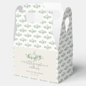 ブルーカボチャ赤ちゃんシャワーお願いボックス フェイバーボックス (オープン)