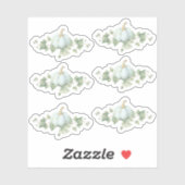 ブルーカボチャ赤ちゃんシャワーパーティーデコーステッカーシート シール (シート)