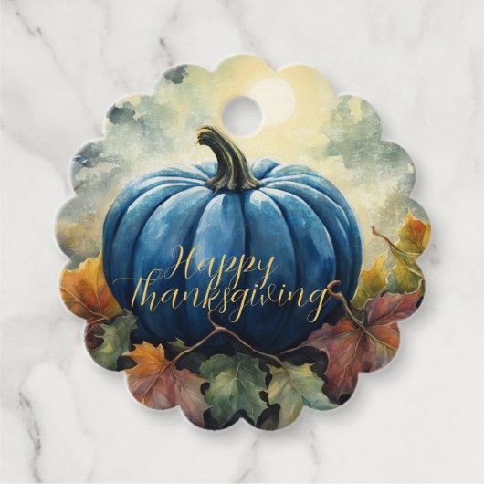 ブルーカボチャ – パッケージ フェイバータグ (正面)