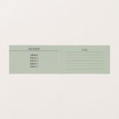 ブルーカボチャ – 名刺 (内部フラット)