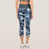 ブルーカモフラージカプリレギンス カプリレギンス (裏面)