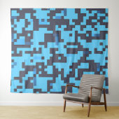 ブルーカモフラージタペストリー タペストリー (インサイチュ(横))