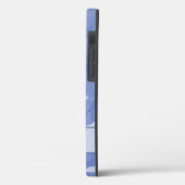 ブルーカモフラージモノグラム Case-Mate iPhoneケース (裏面 / 左)