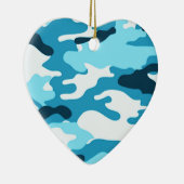 ブルーカモフラージュオーナメント セラミックオーナメント (右)