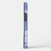 ブルーカモフラージュモノグラム Case-Mate iPhoneケース (裏面 / 右)