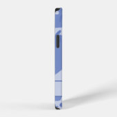 ブルーカモフラージュモノグラム iPhoneケース (右側面)