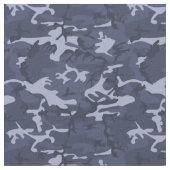 ブルーカモフラージュ迷彩柄軍隊アーバンパターン ファブリック (クローズアップ)