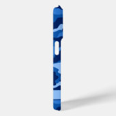 ブルーカモフラージュ オリジナルデザイン Case-Mate iPhoneケース (裏面 / 右)