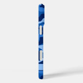 ブルーカモフラージュ オリジナルデザイン Case-Mate iPhoneケース (裏面 / 右)