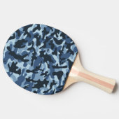 ブルーカモフラージュ 卓球ラケット (横)