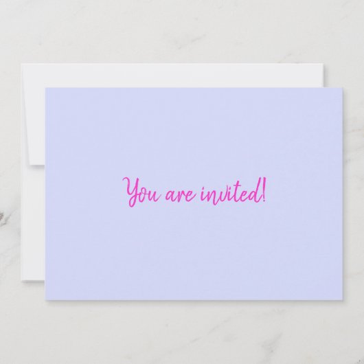 ブルーカラフルカップケカラフルーキ30歳の誕生日 招待状 (裏面)