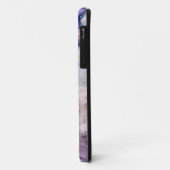 ブルーカラフルグリッター付き大理石 Case-Mate iPhoneケース (裏面/左)