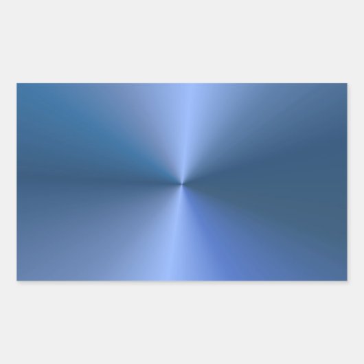 ブルーカラーカスタムテンプレート空白のトレンディーエレガント 長方形シール (正面)