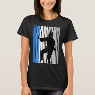 ブルーカラートチャンピオンガールズ誕生日コンクールTe Tシャツ