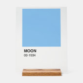 ブルーカラームーンソング – 背澄ん景 アクリルサイン (正面)