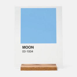 ブルーカラームーンソング – 背澄ん景 アクリルサイン