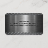 ブルーカラー労働者 | スチール | ホーム修復 名刺 (裏面)