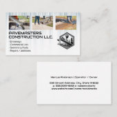 ブルーカラー労働者 | 元請負人 名刺 (正面/裏面)