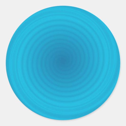 ブルーカラー空白のテンプレートカスタムトレンディーエレガント ラウンドシール (正面)