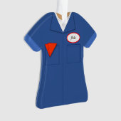 ブルーカラー職業職 オーナメント (正面)