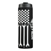 ブルーカラー誇りを持ったレンチAmerican タンブラー (正面)