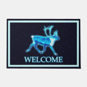 ブルーカリブー（トナカイ） – ようこそ ドアマット (正面)