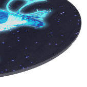 ブルーカリボウ（トナカイ） カッティングボード (角)