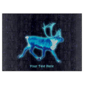 ブルーカリボウ(トナカイ) カッティングボード (正面)