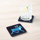 ブルーカリボウ（トナカイ） コースター (右側)